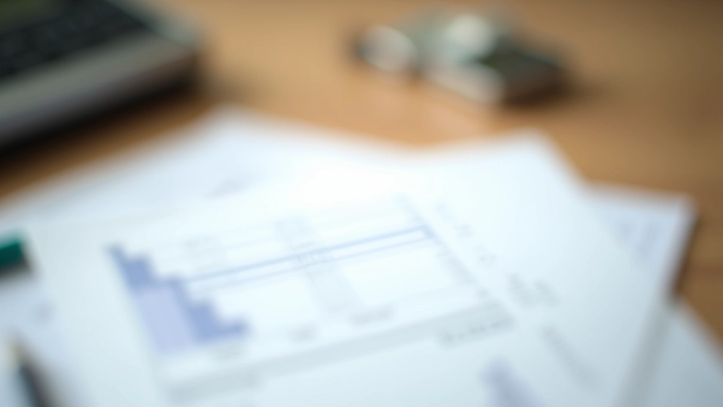 Close-up of property assessment form and documents with pen